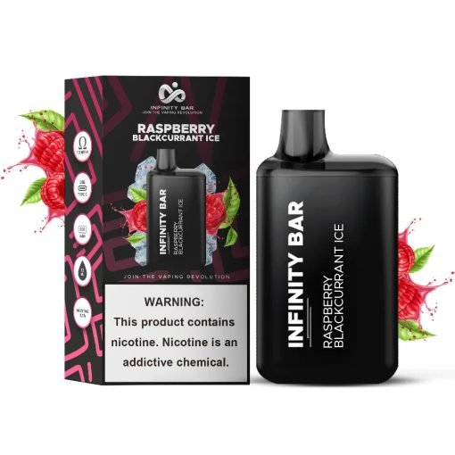 RASPBERRY BLACKCURRANT ICE INFINITY BAR DISPOSABLE RASPBERRY BLACKCURRANT ICE INFINITY BAR DISPOSABLE