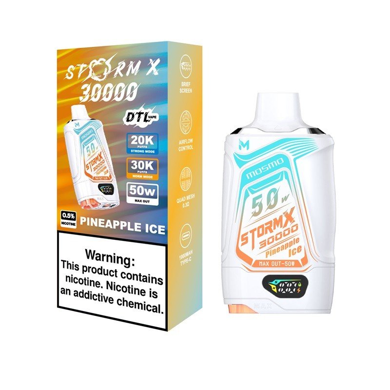 PINEAPPLE ICE MOSMO STORM X DISPOSABLE PINEAPPLE ICE MOSMO STORM X DISPOSABLE