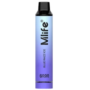 <h1>BLUERAZZ ICE M LIFE DISPOSABLE</h1> MLIFE DISPOSABLE 50MG 6000 PUFFS Air bar box vape OEM pocket free comfort hand holding device Enduring hot device Various trendy flavors Large smoke atomizer feeling Rechargeable battery cost-effective Different painting colors or sticker choice Multi-color LED light display at the bottom Specification Puff : 6000 puffsCapacity : 10 mlCharging: Type-CBattery : 600mAh (rechargeable)Resistance : 1.0 Ω Mesh CoilSize: φ23*114mmMLIFE DISPOSABLE 50MG 6000 PUFFS AVAILABLE... <strong>YOU CAN EXPLORE MORE HOOKALIT DISPOSABLES <a href="https://rockstarvapor.co/product-category/olit-hookalit-disposables/">HERE!</a></strong> <p class="selectable-text copyable-text iq0m558w g0rxnol2" dir="ltr"><span class="selectable-text copyable-text">At Rockstar, we believe every purchase is an experience of convenience, quality, and satisfaction.</span></p> <p class="selectable-text copyable-text iq0m558w g0rxnol2" dir="ltr"><span class="selectable-text copyable-text jv8stmnn">*</span><b><strong class="selectable-text copyable-text nbipi2bn">Price Match Guarantee:</strong></b><span class="selectable-text copyable-text jv8stmnn">*</span><span class="selectable-text copyable-text"> We’re committed to offering you the best value on your purchases. If you find a lower price on an identical item from a competitor, simply let us know, and we’ll beat it.</span></p> <p class="selectable-text copyable-text iq0m558w g0rxnol2" dir="ltr"><span class="selectable-text copyable-text">Shop with confidence, knowing that you’re getting the best deal possible. Enjoy the ease of browsing and purchasing from the comfort of your home, Explore our catalog, place order, and get doorstep delivery. Our knowledgeable and friendly team is here to assist you with your order to make your shopping enjoyable,</span></p> <p class="selectable-text copyable-text iq0m558w g0rxnol2" dir="ltr"><span class="selectable-text copyable-text">We are located just around the corner in <a href="https://www.google.com/maps?ll=24.797475,67.044777&z=16&t=m&hl=en&gl=US&mapclient=embed&cid=3248600491974334453" target="_blank" rel="noopener">DHA Phase 5</a> & <a href="https://www.google.com/maps/place/Rockstar+Vapor+Co+-+Clifton+(Vape+Store)/@24.8271319,67.0278464,17z/data=!4m14!1m7!3m6!1s0x3eb33d243236324b:0xaa9b07f8edc863c0!2sRockstar+Vapor+Co+-+Clifton+(Vape+Store)!8m2!3d24.8271319!4d67.0304213!16s%2Fg%2F11twsg4yj7!3m5!1s0x3eb33d243236324b:0xaa9b07f8edc863c0!8m2!3d24.8271319!4d67.0304213!16s%2Fg%2F11twsg4yj7?entry=tt" target="_blank" rel="noopener">Clifton Boat Basin</a>, any of our store is your go-to spot for the latest vape gear, trendsetting flavors, and a vibe that’s as chill as it gets.</span></p> BLUERAZZ ICE M LIFE DISPOSABLE