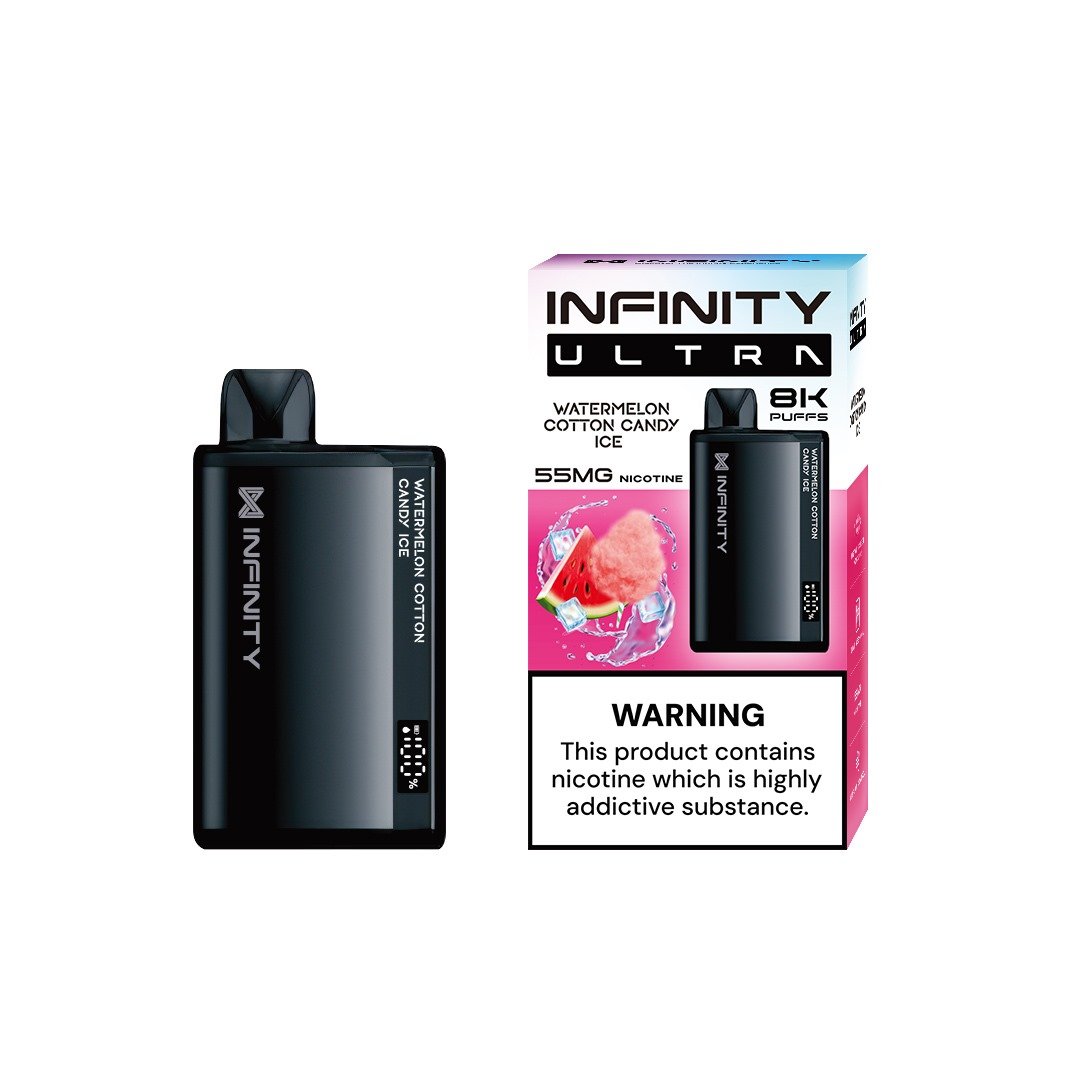 WATERMELON COTTON CANDY ICE INFINITY UlTRA DISPOSABLE WATERMELON COTTON CANDY ICE INFINITY ULTRA DISPOSABLE