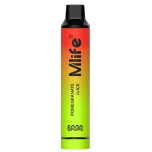 <h1>POMEGRANATE JUICE ICE M LIFE DISPOSABLE</h1> MLIFE DISPOSABLE 50MG 6000 PUFFS Air bar box vape OEM pocket free comfort hand holding device Enduring hot device Various trendy flavors Large smoke atomizer feeling Rechargeable battery cost-effective Different painting colors or sticker choice Multi-color LED light display at the bottom Specification Puff : 6000 puffsCapacity : 10 mlCharging: Type-CBattery : 600mAh (rechargeable)Resistance : 1.0 Ω Mesh CoilSize: φ23*114mmMLIFE DISPOSABLE 50MG 6000 PUFFS AVAILABLE... <strong>YOU CAN EXPLORE MORE HOOKALIT DISPOSABLES <a href="https://rockstarvapor.co/product-category/olit-hookalit-disposables/">HERE!</a></strong> <p class="selectable-text copyable-text iq0m558w g0rxnol2" dir="ltr"><span class="selectable-text copyable-text">At Rockstar, we believe every purchase is an experience of convenience, quality, and satisfaction.</span></p> <p class="selectable-text copyable-text iq0m558w g0rxnol2" dir="ltr"><span class="selectable-text copyable-text jv8stmnn">*</span><b><strong class="selectable-text copyable-text nbipi2bn">Price Match Guarantee:</strong></b><span class="selectable-text copyable-text jv8stmnn">*</span><span class="selectable-text copyable-text"> We’re committed to offering you the best value on your purchases. If you find a lower price on an identical item from a competitor, simply let us know, and we’ll beat it.</span></p> <p class="selectable-text copyable-text iq0m558w g0rxnol2" dir="ltr"><span class="selectable-text copyable-text">Shop with confidence, knowing that you’re getting the best deal possible. Enjoy the ease of browsing and purchasing from the comfort of your home, Explore our catalog, place order, and get doorstep delivery. Our knowledgeable and friendly team is here to assist you with your order to make your shopping enjoyable,</span></p> <p class="selectable-text copyable-text iq0m558w g0rxnol2" dir="ltr"><span class="selectable-text copyable-text">We are located just around the corner in <a href="https://www.google.com/maps?ll=24.797475,67.044777&z=16&t=m&hl=en&gl=US&mapclient=embed&cid=3248600491974334453" target="_blank" rel="noopener">DHA Phase 5</a> & <a href="https://www.google.com/maps/place/Rockstar+Vapor+Co+-+Clifton+(Vape+Store)/@24.8271319,67.0278464,17z/data=!4m14!1m7!3m6!1s0x3eb33d243236324b:0xaa9b07f8edc863c0!2sRockstar+Vapor+Co+-+Clifton+(Vape+Store)!8m2!3d24.8271319!4d67.0304213!16s%2Fg%2F11twsg4yj7!3m5!1s0x3eb33d243236324b:0xaa9b07f8edc863c0!8m2!3d24.8271319!4d67.0304213!16s%2Fg%2F11twsg4yj7?entry=tt" target="_blank" rel="noopener">Clifton Boat Basin</a>, any of our store is your go-to spot for the latest vape gear, trendsetting flavors, and a vibe that’s as chill as it gets.</span></p> POMEGRANATE JUICE ICE M LIFE DISPOSABLE