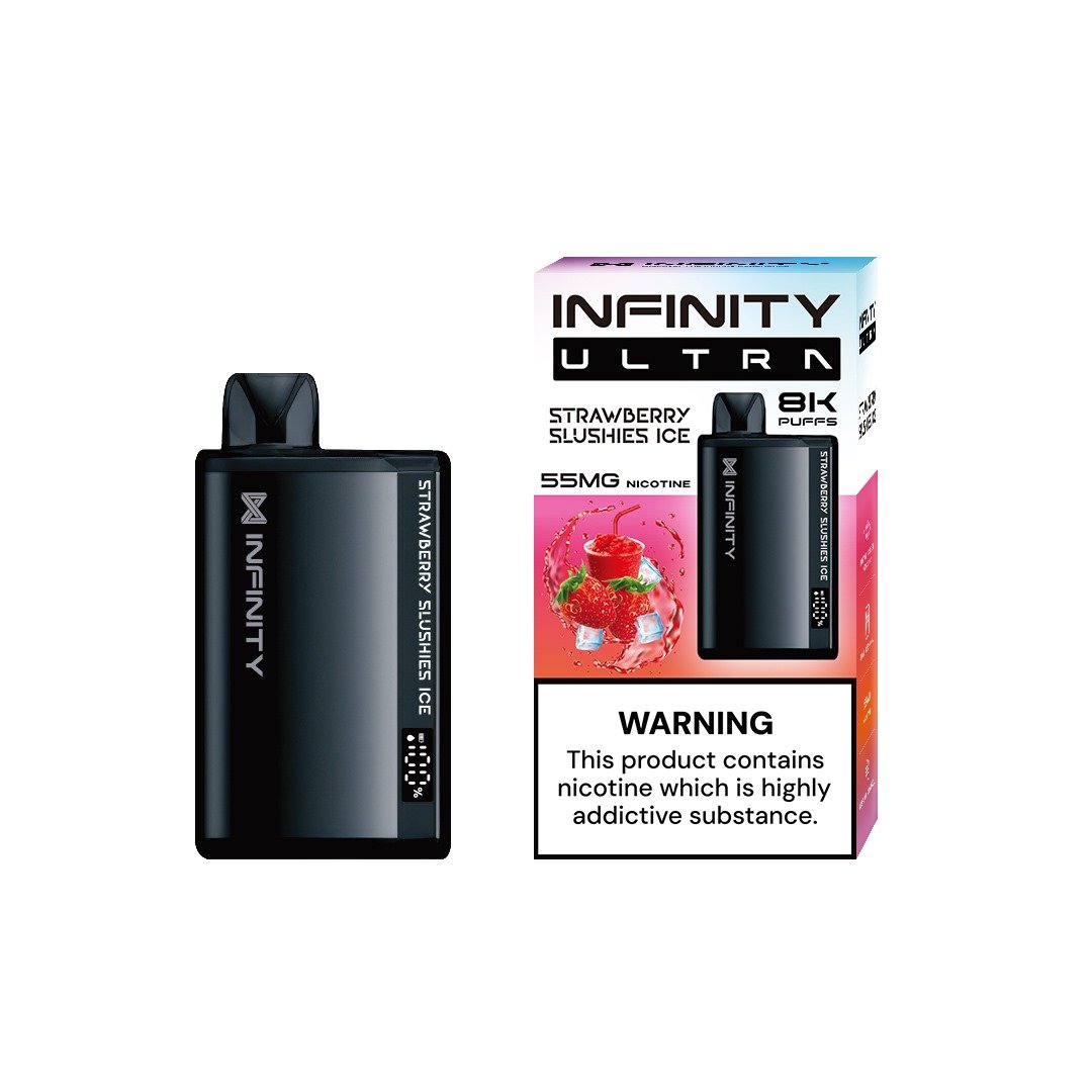 STRAWBERRY SLUSHIES ICE INFINITY ULTRA DISPOSABLE STRAWBERRY SLUSHIES ICE INFINITY ULTRA DISPOSABLE