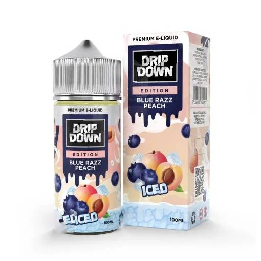 ICED BLUE RAZZ PEACH DRIP DOWN EDITION ICED BLUE RAZZ PEACH DRIP DOWN EDITION