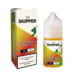 <h1>JASMINE PEACH APPLE ICE SKIPPER</h1> Indulge in the delicate floral notes of jasmine, paired with the juicy sweetness of peach and apple, finished with a refreshing icy blast. <strong>Jasmine Peach Apple Ice Skipper 30ml</strong> offers a sophisticated, cool, and signature vaping experience that’s perfect for those seeking something unique. <strong>YOU CAN EXPLORE MORE SKIPPER E LIQUIDS <a href="https://rockstarvapor.co/product-category/skipper-nicsalt-pakistan/">HERE!</a></strong> <p class="selectable-text copyable-text iq0m558w g0rxnol2" dir="ltr"><span class="selectable-text copyable-text">At Rockstar, we believe every purchase is an experience of convenience, quality, and satisfaction.</span></p> <p class="selectable-text copyable-text iq0m558w g0rxnol2" dir="ltr"><span class="selectable-text copyable-text jv8stmnn">*</span><b><strong class="selectable-text copyable-text nbipi2bn">Price Match Guarantee:</strong></b><span class="selectable-text copyable-text jv8stmnn">*</span><span class="selectable-text copyable-text"> We’re committed to offering you the best value on your purchases. If you find a lower price on an identical item from a competitor, simply let us know, and we’ll beat it.</span></p> <p class="selectable-text copyable-text iq0m558w g0rxnol2" dir="ltr"><span class="selectable-text copyable-text">Shop with confidence, knowing that you’re getting the best deal possible. Enjoy the ease of browsing and purchasing from the comfort of your home, Explore our catalog, place order, and get doorstep delivery. Our knowledgeable and friendly team is here to assist you with your order to make your shopping enjoyable,</span></p> <p class="selectable-text copyable-text iq0m558w g0rxnol2" dir="ltr"><span class="selectable-text copyable-text">We are located just around the corner in <a href="https://www.google.com/maps?ll=24.797475,67.044777&z=16&t=m&hl=en&gl=US&mapclient=embed&cid=3248600491974334453" target="_blank" rel="noopener">DHA Phase 5</a> & <a href="https://www.google.com/maps/place/Rockstar+Vapor+Co+-+Clifton+(Vape+Store)/@24.8271319,67.0278464,17z/data=!4m14!1m7!3m6!1s0x3eb33d243236324b:0xaa9b07f8edc863c0!2sRockstar+Vapor+Co+-+Clifton+(Vape+Store)!8m2!3d24.8271319!4d67.0304213!16s%2Fg%2F11twsg4yj7!3m5!1s0x3eb33d243236324b:0xaa9b07f8edc863c0!8m2!3d24.8271319!4d67.0304213!16s%2Fg%2F11twsg4yj7?entry=tt" target="_blank" rel="noopener">Clifton Boat Basin</a>, any of our store is your go-to spot for the latest vape gear, trendsetting flavors, and a vibe that’s as chill as it gets.</span></p> JASMINE PEACH APPLE ICE SKIPPER