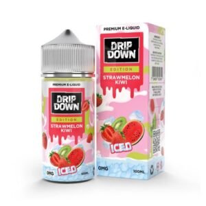 <h1>ICED STRAWMELON KIWI DRIP DOWN EDITION</h1> Give yourself the gift of a tropical oasis. Immerse yourself in the delightful blend of strawberry, watermelon, and kiwi, which promises to infuse your day with a refreshing and fruity spring in your step. This is the perfect choice for vapers who crave a cool and fruity vaping experience! <strong>YOU CAN EXPLORE MORE DRIP DOWN FREEBASE <a href="https://rockstarvapor.co/product-category/e-liquids/freebase-eliquids-in-pakistan/drip-down-eliquids-pakistan/" target="_blank" rel="noopener">HERE!</a></strong> <p class="selectable-text copyable-text iq0m558w g0rxnol2" dir="ltr"><span class="selectable-text copyable-text">At Rockstar, we believe every purchase is an experience of convenience, quality, and satisfaction.</span></p> <p class="selectable-text copyable-text iq0m558w g0rxnol2" dir="ltr"><span class="selectable-text copyable-text jv8stmnn">*</span><b><strong class="selectable-text copyable-text nbipi2bn">Price Match Guarantee:</strong></b><span class="selectable-text copyable-text jv8stmnn">*</span><span class="selectable-text copyable-text"> We’re committed to offering you the best value on your purchases. If you find a lower price on an identical item from a competitor, simply let us know, and we’ll beat it.</span></p> <p class="selectable-text copyable-text iq0m558w g0rxnol2" dir="ltr"><span class="selectable-text copyable-text">Shop with confidence, knowing that you’re getting the best deal possible. Enjoy the ease of browsing and purchasing from the comfort of your home, Explore our catalog, place order, and get doorstep delivery. Our knowledgeable and friendly team is here to assist you with your order to make your shopping enjoyable,</span></p> <p class="selectable-text copyable-text iq0m558w g0rxnol2" dir="ltr"><span class="selectable-text copyable-text">We are located just around the corner in <a href="https://www.google.com/maps?ll=24.797475,67.044777&z=16&t=m&hl=en&gl=US&mapclient=embed&cid=3248600491974334453" target="_blank" rel="noopener">DHA Phase 5</a> & <a href="https://www.google.com/maps/place/Rockstar+Vapor+Co+-+Clifton+(Vape+Store)/@24.8271319,67.0278464,17z/data=!4m14!1m7!3m6!1s0x3eb33d243236324b:0xaa9b07f8edc863c0!2sRockstar+Vapor+Co+-+Clifton+(Vape+Store)!8m2!3d24.8271319!4d67.0304213!16s%2Fg%2F11twsg4yj7!3m5!1s0x3eb33d243236324b:0xaa9b07f8edc863c0!8m2!3d24.8271319!4d67.0304213!16s%2Fg%2F11twsg4yj7?entry=tt" target="_blank" rel="noopener">Clifton Boat Basin</a>, any of our store is your go-to spot for the latest vape gear, trendsetting flavors, and a vibe that’s as chill as it gets.</span></p> ICED STRAWMELON KIWI DRIP DOWN EDITION 100ML