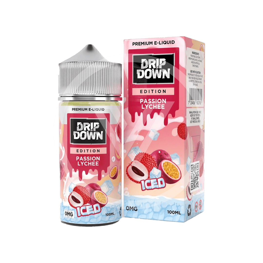 ICED PASSION LYCHEE DRIP DOWN EDITION SERIES 100ML ICED PASSION LYCHEE DRIP DOWN EDITION SERIES