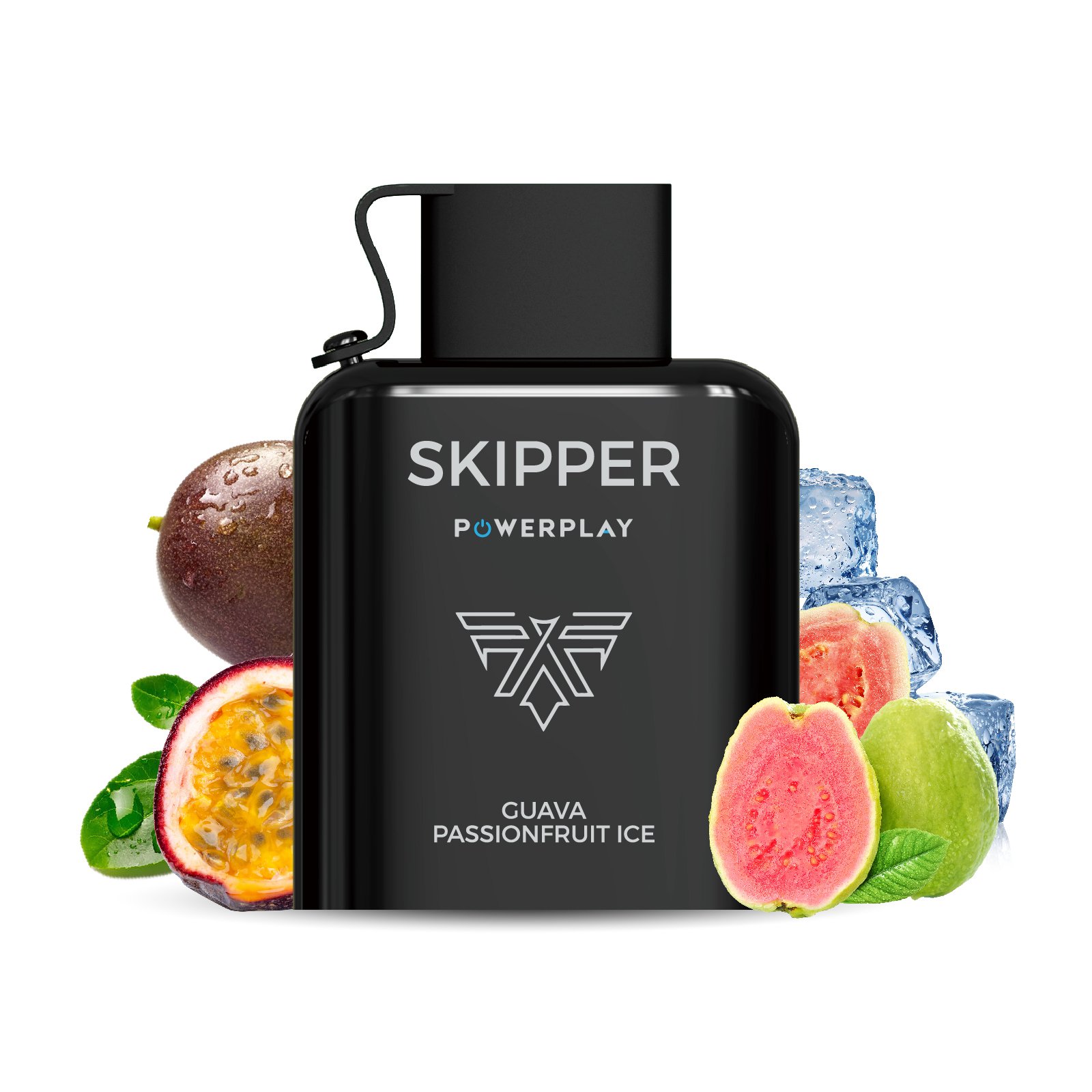 GUAVA PASSIONFRUIT ICE SKIPPER POWERPLAY DISPOSABLE GUAVA PASSIONFRUIT ICE SKIPPER POWERPLAY DISPOSABLE