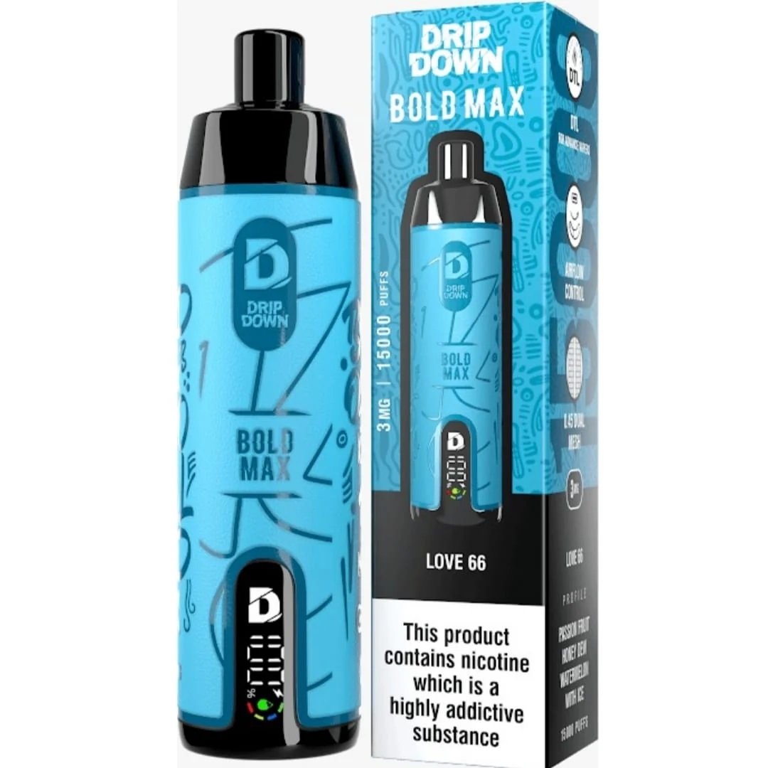 LOVE 66 DRIP DOWN BOLD MAX DISPOSABLE LOVE 66 DRIP DOWN BOLD MAX DISPOSABLE