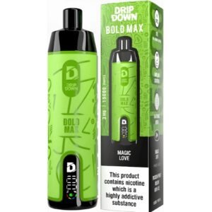 <h1>MAGIC LOVE DRIP DOWN BOLD MAX DISPOSABLE</h1> The <strong data-start="751" data-end="795">MAGIC LOVE DRIP DOWN BOLD MAX DISPOSABLE</strong> delivers 15,000 puffs of a sweet, magical flavor in a sleek, portable design, providing a long-lasting, satisfying vaping experience. <strong>YOU CAN EXPLORE MORE DRIP DOWN BOLD MAX DISPOSABLES <a href="https://rockstarvapor.co/product-category/drip-down-bold-max-disposables/">HERE</a>!</strong> <p class="selectable-text copyable-text iq0m558w g0rxnol2" dir="ltr"><span class="selectable-text copyable-text">At Rockstar, we believe every purchase is an experience of convenience, quality, and satisfaction.</span></p> <p class="selectable-text copyable-text iq0m558w g0rxnol2" dir="ltr"><span class="selectable-text copyable-text jv8stmnn">*</span><b><strong class="selectable-text copyable-text nbipi2bn">Price Match Guarantee:</strong></b><span class="selectable-text copyable-text jv8stmnn">*</span><span class="selectable-text copyable-text"> We’re committed to offering you the best value on your purchases. If you find a lower price on an identical item from a competitor, simply let us know, and we’ll beat it.</span></p> <p class="selectable-text copyable-text iq0m558w g0rxnol2" dir="ltr"><span class="selectable-text copyable-text">Shop with confidence, knowing that you’re getting the best deal possible. Enjoy the ease of browsing and purchasing from the comfort of your home, Explore our catalog, place order, and get doorstep delivery. Our knowledgeable and friendly team is here to assist you with your order to make your shopping enjoyable,</span></p> <p class="selectable-text copyable-text iq0m558w g0rxnol2" dir="ltr"><span class="selectable-text copyable-text">We are located just around the corner in <a href="https://www.google.com/maps?ll=24.797475,67.044777&z=16&t=m&hl=en&gl=US&mapclient=embed&cid=3248600491974334453" target="_blank" rel="noopener">DHA Phase 5</a> & <a href="https://www.google.com/maps/place/Rockstar+Vapor+Co+-+Clifton+(Vape+Store)/@24.8271319,67.0278464,17z/data=!4m14!1m7!3m6!1s0x3eb33d243236324b:0xaa9b07f8edc863c0!2sRockstar+Vapor+Co+-+Clifton+(Vape+Store)!8m2!3d24.8271319!4d67.0304213!16s%2Fg%2F11twsg4yj7!3m5!1s0x3eb33d243236324b:0xaa9b07f8edc863c0!8m2!3d24.8271319!4d67.0304213!16s%2Fg%2F11twsg4yj7?entry=tt" target="_blank" rel="noopener">Clifton Boat Basin</a>, any of our store is your go-to spot for the latest vape gear, trendsetting flavors, and a vibe that’s as chill as it gets.</span></p> MAGIC LOVE DRIP DOWN BOLD MAX DISPOSABLE