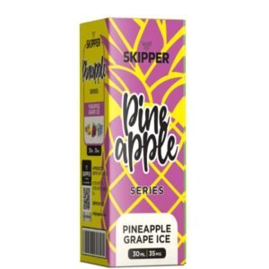<h1>PINEPAPPLE GRAPE ICE SKIPPER PINEAPPLE SERIES</h1> Enjoy the exotic fusion of sweet pineapple and tangy kiwi with a cool menthol finish in PINEAPPLE KIWI ICE SKIPPER from the Pineapple Series. This 30ml vape juice offers a refreshing, fruity blend with icy freshness for a smooth and vibrant vaping experience. <h5><strong>YOU CAN EXPLORE MORE SKIPPER PINEAPPLE SEIRES FLAVORS <a href="https://rockstarvapor.co/product-category/skipper-pineapple-series/" target="_blank" rel="noopener">HERE!</a></strong></h5> <p class="selectable-text copyable-text iq0m558w g0rxnol2" dir="ltr"><span class="selectable-text copyable-text">At Rockstar, we believe every purchase is an experience of convenience, quality, and satisfaction.</span></p> <p class="selectable-text copyable-text iq0m558w g0rxnol2" dir="ltr"><span class="selectable-text copyable-text jv8stmnn">*</span><b><strong class="selectable-text copyable-text nbipi2bn">Price Match Guarantee:</strong></b><span class="selectable-text copyable-text jv8stmnn">*</span><span class="selectable-text copyable-text"> We’re committed to offering you the best value on your purchases. If you find a lower price on an identical item from a competitor, simply let us know, and we’ll beat it.</span></p> <p class="selectable-text copyable-text iq0m558w g0rxnol2" dir="ltr"><span class="selectable-text copyable-text">Shop with confidence, knowing that you’re getting the best deal possible. Enjoy the ease of browsing and purchasing from the comfort of your home, Explore our catalog, place order, and get doorstep delivery. Our knowledgeable and friendly team is here to assist you with your order to make your shopping enjoyable,</span></p> <p class="selectable-text copyable-text iq0m558w g0rxnol2" dir="ltr"><span class="selectable-text copyable-text">We are located just around the corner in <a href="https://www.google.com/maps?ll=24.797475,67.044777&z=16&t=m&hl=en&gl=US&mapclient=embed&cid=3248600491974334453" target="_blank" rel="noopener">DHA Phase 5</a> & <a href="https://www.google.com/maps/place/Rockstar+Vapor+Co+-+Clifton+(Vape+Store)/@24.8271319,67.0278464,17z/data=!4m14!1m7!3m6!1s0x3eb33d243236324b:0xaa9b07f8edc863c0!2sRockstar+Vapor+Co+-+Clifton+(Vape+Store)!8m2!3d24.8271319!4d67.0304213!16s%2Fg%2F11twsg4yj7!3m5!1s0x3eb33d243236324b:0xaa9b07f8edc863c0!8m2!3d24.8271319!4d67.0304213!16s%2Fg%2F11twsg4yj7?entry=tt" target="_blank" rel="noopener">Clifton Boat Basin</a>, any of our store is your go-to spot for the latest vape gear, trendsetting flavors, and a vibe that’s as chill as it gets.</span></p> PINEPAPPLE GRAPE ICE SKIPPER PINEAPPLE SERIES