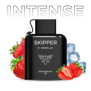 <h1>STRAWBERRY ICE SKIPPER POWERPLAY INTENSE POD</h1> <p data-start="1285" data-end="1570">Cool down with the refreshing fusion of sweet strawberries and icy menthol. The <strong data-start="322" data-end="370">Strawberry Ice Skipper PowerPlay Intense Pod</strong> delivers up to <strong data-start="386" data-end="402">16,000 puffs</strong> of bold flavor, powered by <strong data-start="430" data-end="456">50mg nicotine strength</strong>. With dual mesh coils, two power modes, and a sleek rechargeable design, it’s a perfect blend of taste and technology.</p> <strong>YOU CAN EXPLORE MORE SKIPPER POWERPLAY DISPOSABLES<a href="https://rockstarvapor.co/product-category/skipper-powerplay-disposales/"> HERE!</a></strong> <p class="selectable-text copyable-text iq0m558w g0rxnol2" dir="ltr"><span class="selectable-text copyable-text">At Rockstar, we believe every purchase is an experience of convenience, quality, and satisfaction.</span></p> <p class="selectable-text copyable-text iq0m558w g0rxnol2" dir="ltr"><span class="selectable-text copyable-text jv8stmnn">*</span><b><strong class="selectable-text copyable-text nbipi2bn">Price Match Guarantee:</strong></b><span class="selectable-text copyable-text jv8stmnn">*</span><span class="selectable-text copyable-text"> We’re committed to offering you the best value on your purchases. If you find a lower price on an identical item from a competitor, simply let us know, and we’ll beat it.</span></p> <p class="selectable-text copyable-text iq0m558w g0rxnol2" dir="ltr"><span class="selectable-text copyable-text">Shop with confidence, knowing that you’re getting the best deal possible. Enjoy the ease of browsing and purchasing from the comfort of your home, Explore our catalog, place order, and get doorstep delivery. Our knowledgeable and friendly team is here to assist you with your order to make your shopping enjoyable,</span></p> <p class="selectable-text copyable-text iq0m558w g0rxnol2" dir="ltr"><span class="selectable-text copyable-text">We are located just around the corner in <a href="https://www.google.com/maps?ll=24.797475,67.044777&z=16&t=m&hl=en&gl=US&mapclient=embed&cid=3248600491974334453" target="_blank" rel="noopener">DHA Phase 5</a> & <a href="https://www.google.com/maps/place/Rockstar+Vapor+Co+-+Clifton+(Vape+Store)/@24.8271319,67.0278464,17z/data=!4m14!1m7!3m6!1s0x3eb33d243236324b:0xaa9b07f8edc863c0!2sRockstar+Vapor+Co+-+Clifton+(Vape+Store)!8m2!3d24.8271319!4d67.0304213!16s%2Fg%2F11twsg4yj7!3m5!1s0x3eb33d243236324b:0xaa9b07f8edc863c0!8m2!3d24.8271319!4d67.0304213!16s%2Fg%2F11twsg4yj7?entry=tt" target="_blank" rel="noopener">Clifton Boat Basin</a>, any of our store is your go-to spot for the latest vape gear, trendsetting flavors, and a vibe that’s as chill as it gets.</span></p> STRAWBERRY ICE SKIPPER POWERPLAY INTENSE POD