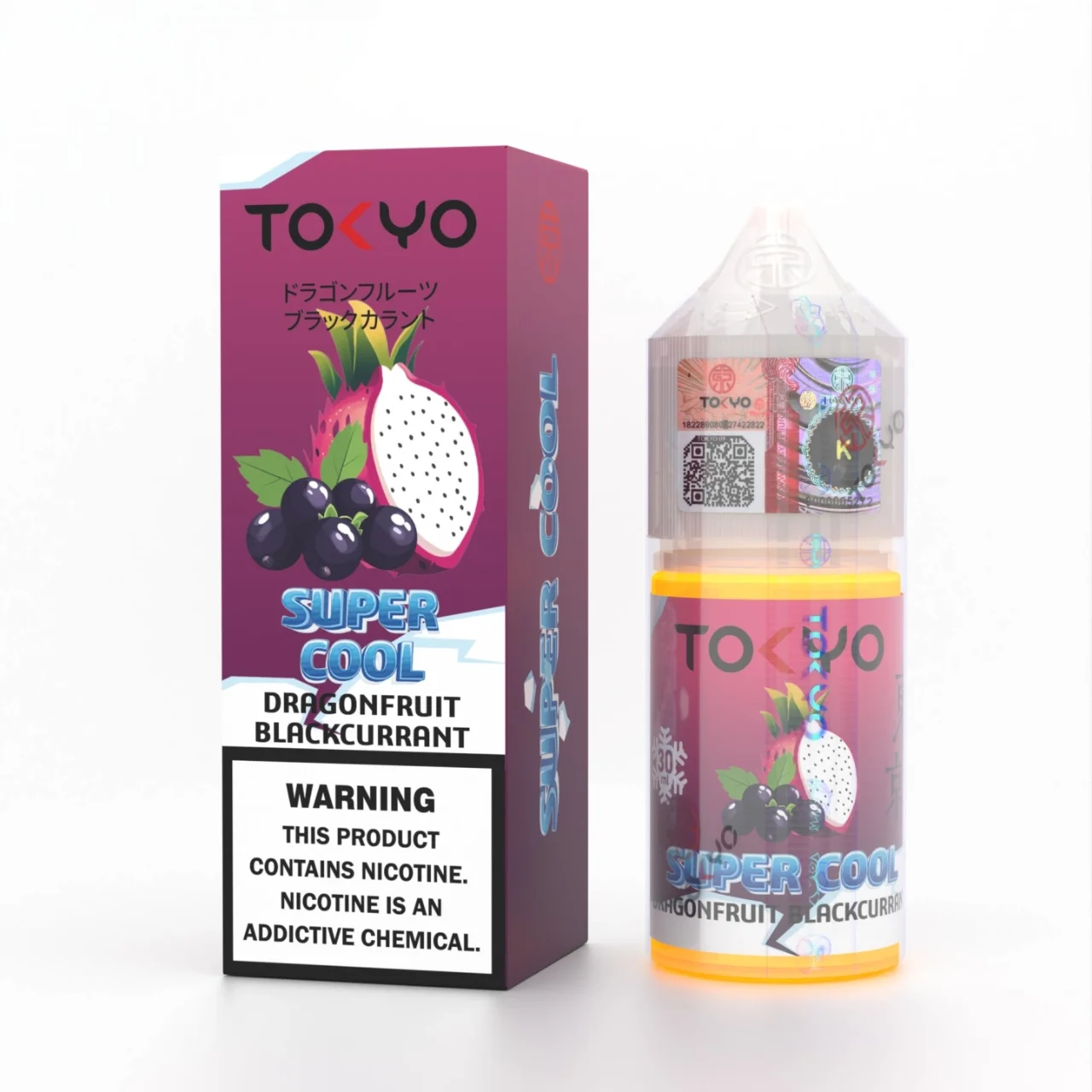 DRAGON FRUIT BLACKCURRANT TOKYO SUPER COOL SERIES DRAGON FRUIT BLACKCURRANT TOKYO SUPER COOL SERIES