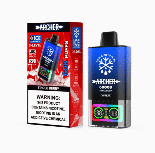 TRIPLE BERRY ARCHER 60000 PUFFS DISPOSABLE TRIPLE BERRY ARCHER 60000 PUFFS DISPOSABLE