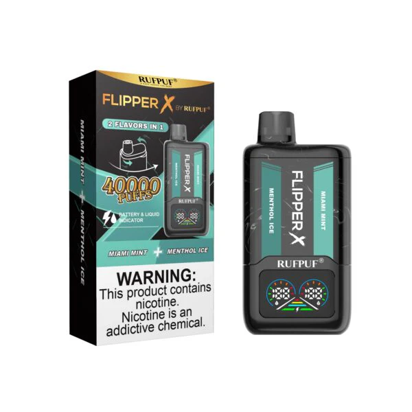 MIAMI MINT AND MENTHOL ICE RUFPUF FLIPPER X DISPOSABLE