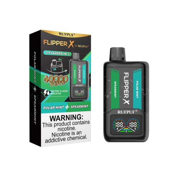 POLAR MINT AND SPEAR MINT RUFPUF FLIPPER X DISPOSABLE