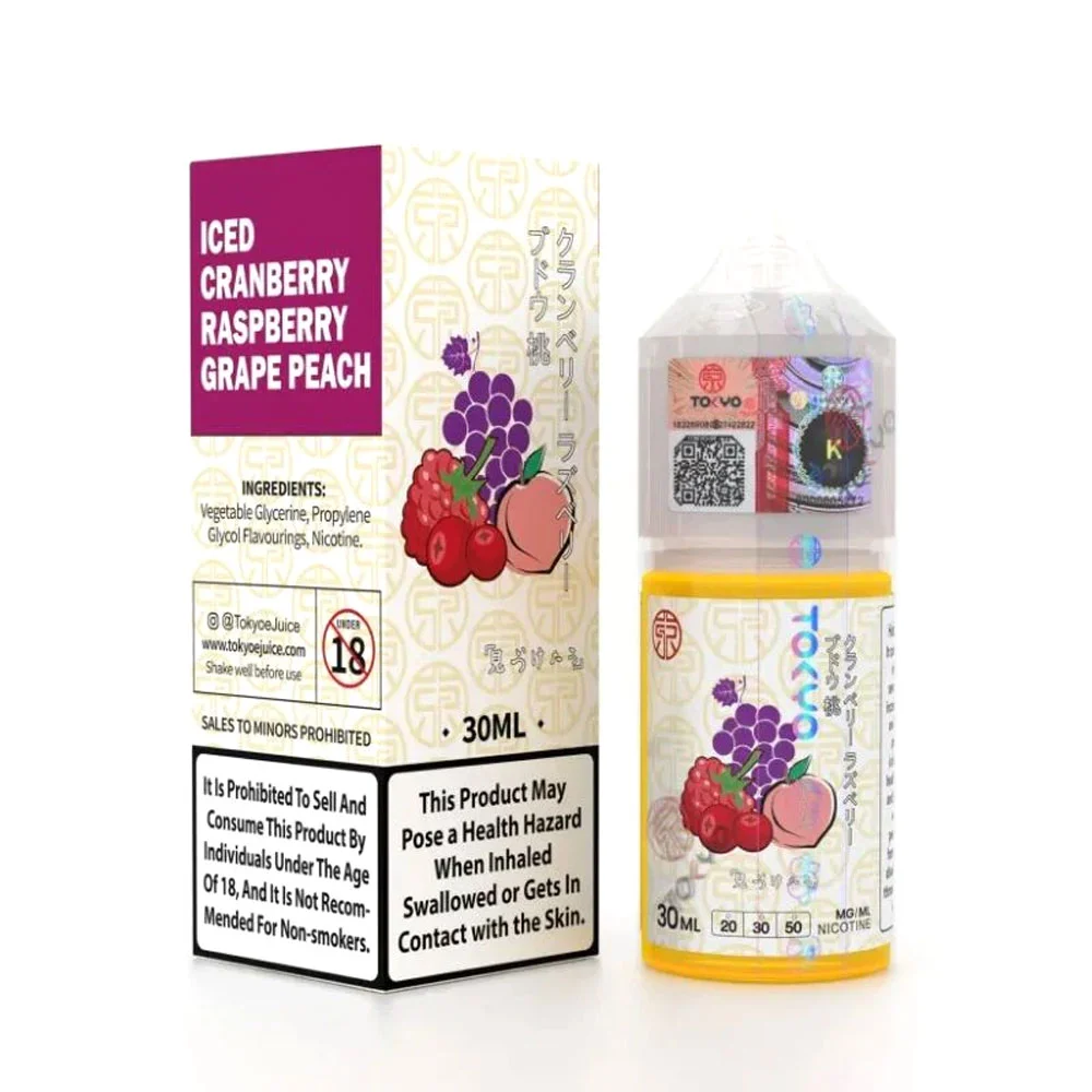 ICED CRANBERRY RASPBERRY GRAPE PEACH TOKYO CLASSIC SERIES ICED CRANBERRY RASPBERRY GRAPE PEACH TOKYO CLASSIC SERIES