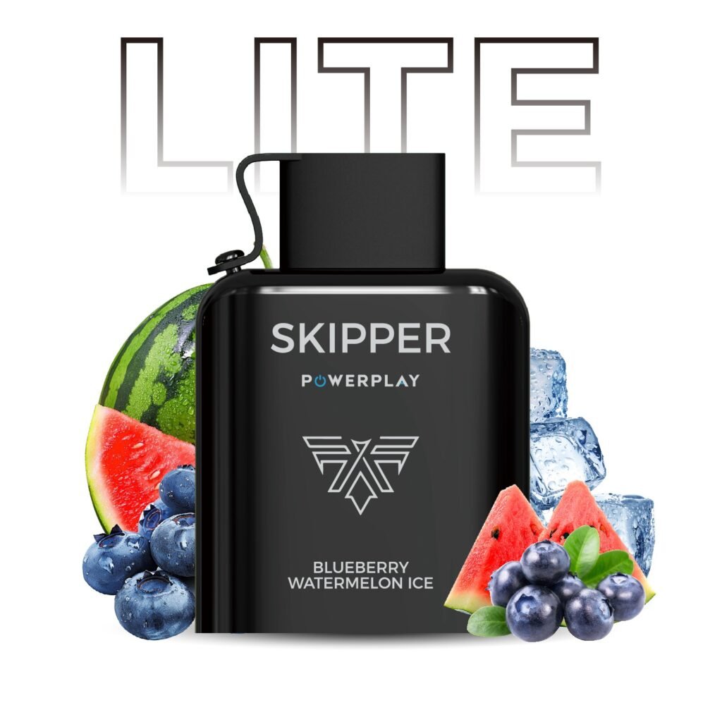 BLUEBERRY WATERMEON ICE SKIPPER POWERPLAY LITE POD