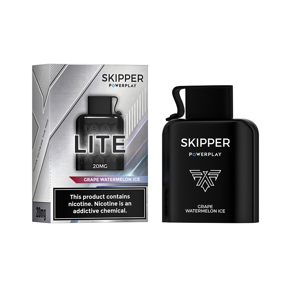 GRAPE WATERMELON ICE SKIPPER POWERPLAY LITE POD