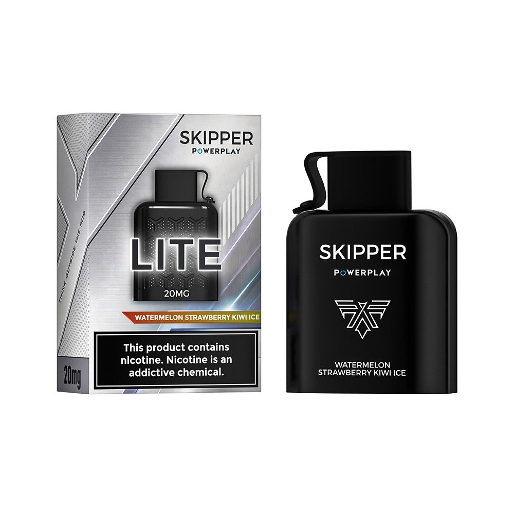 WATERMELON STRAWBERRY KIWI ICE SKIPPER POWERPLAY LITE POD